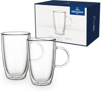 Villeroy & Boch Artesano Hot&Cold Beverages Tazas de té, 0.45 litros, medido hasta el borde, Vidrio borosilicatado
