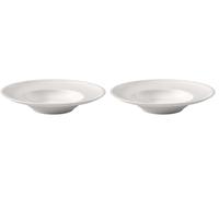 Villeroy & Boch Artesano Original, Plato hondo, 25cm, Color Blanco (Paquete de 2)