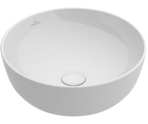 Villeroy & Boch Artis lavabo 43x43 cm circular sobre encimera blanco brillante 41794301