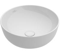 Villeroy & Boch Artis lavabo 43x43 cm circular sobre encimera blanco brillante 417943R1
