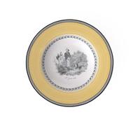 Villeroy & Boch Audun Chasse Plato Hondo, Porcelana Premium, Blanco/Multicolor, 24 cm