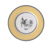 Villeroy & Boch Audun Chasse 1010702610 Plato llano de 27 cm, Porcelana, Amarillo