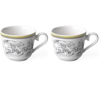 Villeroy & Boch Audun Ferme 1010671420 Taza de Moca/Espresso 0.15 l, Porcelana, Amarillo, 26x13.5x5.3000000000000007 cm (Paquete de 2)