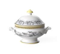 Villeroy & Boch Audun Ferme Legumbrera, 2 l, Porcelana Premium, Blanco/Gris