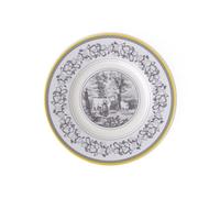 Villeroy & Boch Audun Ferme Plato para pan, 16 cm, Porcelana Premium, Blanco/Gris/Amarillo