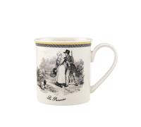 Villeroy & Boch Audun Chasse Taza de café, 300 ml, Altura: 9,1cm, Porcelana Premium, Blanco/Colorido