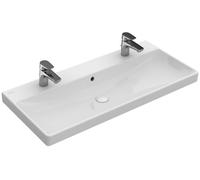 Villeroy & Boch Avento lavabo 100x47 cm rectangular clásico-para mueble blanco brillante 4156A4R1
