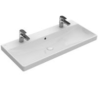 Villeroy & Boch Avento lavabo 100x47 cm rectangular clásico-para mueble blanco brillante 4156A401