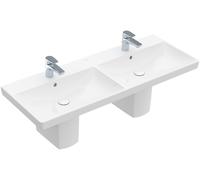 Villeroy & Boch Avento lavabo 120x47 cm rectangular clásico-para mueble-doble blanco mate 4A23CKRW