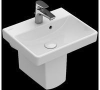 Villeroy & Boch Avento lavamanos, 1 agujero para grifo, con rebosadero, 450x370mm, 73584501, Color: Blanco