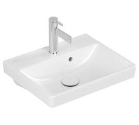 Villeroy & Boch Avento lavamanos, 1 agujero para grifo, con rebosadero, 450x370mm, 735845R1, Color: Cerámica Blanca
