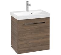 Villeroy & Boch Avento mueble bajo para lavabo, 1 puerta, tope derecho, 430x514x384mm, tirador Chrome brillo, A88701VH, Color: Roble Arizona