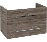 Villeroy & Boch Avento mueble bajo para lavabo, 2 extraíbles, 780x514x484mm, tirador Chrome brillante, A89100RK, Color: roble de piedra