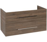 Villeroy & Boch Avento mueble bajo para lavabo, 2 extraíbles, 980x514x484mm, tirador Chrome brillante, A89200VH, Color: Roble Arizona