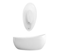 Villeroy & Boch Aveo New Generation bañera exenta, ovalada, premontada Multiplex Trio, 1900x950x830mm, UBQ194AVE9T1V01, Color: blanco alpino