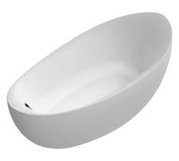 Villeroy & Boch Aveo New Generation bañeras ovaladas, desagüe y rebosadero premontados, 1900x950x830mm, UBQ194AVE9W1V-RW, Color: Blanco piedra