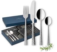 Villeroy & Boch Blacksmith Cubertería, Para hasta 6 personas, 24 piezas, Acero inoxidable