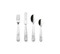 Villeroy & Boch - Boho kids "Roar like a lion" Cubiertos infantiles, 4 piezas. Juego de cubiertos para niños (Tenedor, Cuchillo, Cuchara de mesa, Cucharita), Acero inoxidable, Aptos para lavavajillas