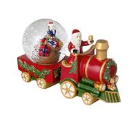 Villeroy & Boch - Christmas Toys, Bola de Nieve Grande, Tren, 22 x 8,5 x 12,5 cm, Porcelana/Vidrio, Multicolor