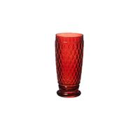 Villeroy & Boch Boston Coloured Copa, 162 mililitros, Cristal, Rojo, 162 mm