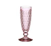 Villeroy & Boch Boston Coloured Copa de Cava, 150 mililitros, Cristal, Rosa, 5 x 5 x 16.3 cm, 1 Pieza