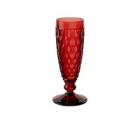 Villeroy & Boch Boston Coloured Copa de cava Red, 150 ml, Cristal, Rojo