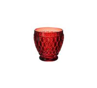 Villeroy & Boch Boston Coloured Vaso de chupito, 80 mililitros, Cristal, Rojo, 6 x 6 x 6.3 Cm