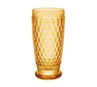 Villeroy & Boch - Boston Safron vaso largo, 300 ml, vaso de cristal para cócteles, apto para lavavajillas, amarillo