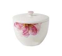Villeroy & Boch Bote de té con tapa Rose Garden Ø13.5 cm Blanco