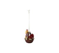 Villeroy & Boch Bunny Tales Adorno con Forma de Cesta Anna, Porcelana, Multicolor