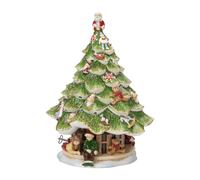 Villeroy & Boch Christmas Toys Memory Caja de música Abeto, Porcelana, Blanco/Verde