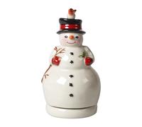 Villeroy & Boch Caja de música Nostalgic Melody muñeco de nieve blanco