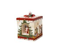 Villeroy & Boch - Christmas Toys, Caja Cuadrada, niños, 17 x 17 x 21,5cm, Porcelana, Multicolor (14-8327-6693)
