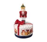 Villeroy & Boch Cascanueces con caja de música Nostalgic Melody Blanco-rojo
