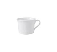 Villeroy & Boch - Cellini Taza para Cappuccino Blanco, Apto para Lavavajillas, Apto para Microondas, Taza 350 ml, Taza Desayuno Porcelana Blanca, Taza de Porcelana, Vajilla, Premium Porcelain