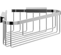 Cesta de esquina para la ducha Elements Tender de Villeroy & Boch, superficie de almacenamiento para la ducha, estante de esquina hecho de zinc, accesorio para la ducha, 260 x 206 x 82 mm, Chrom