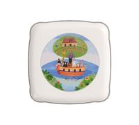 Villeroy & Boch Charm & Breakfast Design Naif Fuente, 30 cm, Porcelana Premium, Blanco/Colorido