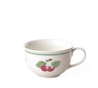 Villeroy & Boch Charm & Breakfast French Garden 1485951210 Taza Café Au lait Xl, Porcelana, Verde, 42.5x25x6 cm