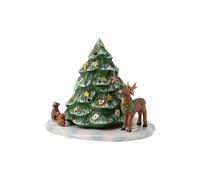 VILLEROY & BOCH Christmas Toys - Árbol de Navidad con animales del bosque 23x17cm multicolor