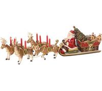 Villeroy & Boch Christmas Toys Memory Caja de música Papá Noel en Trineo, Porcelana, Colorido