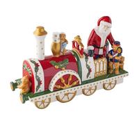 Villeroy & Boch - Christmas Toy's Memory Locomotora Colorida, decoración de Navidad para Interior, figurita Decorativa para Mesa, estantería y alféizar, decoración Invernal, Porcelana