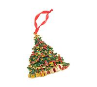 Villeroy & Boch Winter Collage Accessoires Colgante de metal con motivo de árbol, varios colores, 12 cm