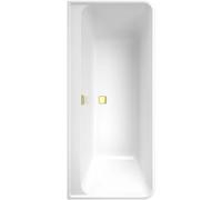 Villeroy & Boch Collaro bañera de pared 179.5x79 cm rectangular blanco UBA180COR9CS00VJ01