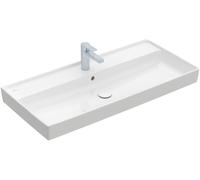 Villeroy & Boch Collaro lavabo 100x47 cm rectangular clásico-para mueble blanco 4A33A201