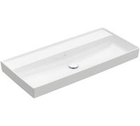 Villeroy & Boch Collaro lavabo 100x47 cm rectangular clásico-para mueble blanco 4A33A3R1