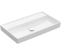 Villeroy & Boch Collaro lavabo 80x47 cm rectangular clásico-para mueble blanco brillante 4A338301