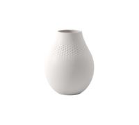 Villeroy & Boch Collier Blanc hohe Vase Perle Jarrón 2, Porcelana, Perle, Blanco Alto