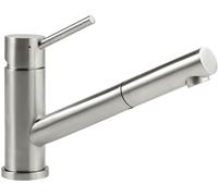 Villeroy & Boch 925800LC Grifo para Fregadero de Cocina, Solid Stainless Steel, Hochdruck-Vorfenstermontage