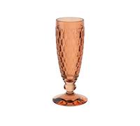 Villeroy & Boch Copa De Cava Boston Apricot, Copa De Cristal De Color Naranja, Capacidad 120Ml