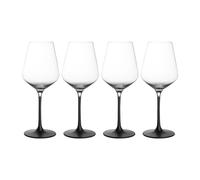 VILLEROY & BOCH Copa de vino blanco Manufacture Rock 4 unidades 380 ml negro